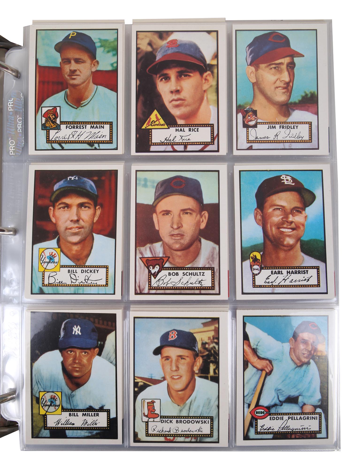 BASEBALL TRADING CARDS 1950S REPRINTS TWO ALBUMS PIC-4